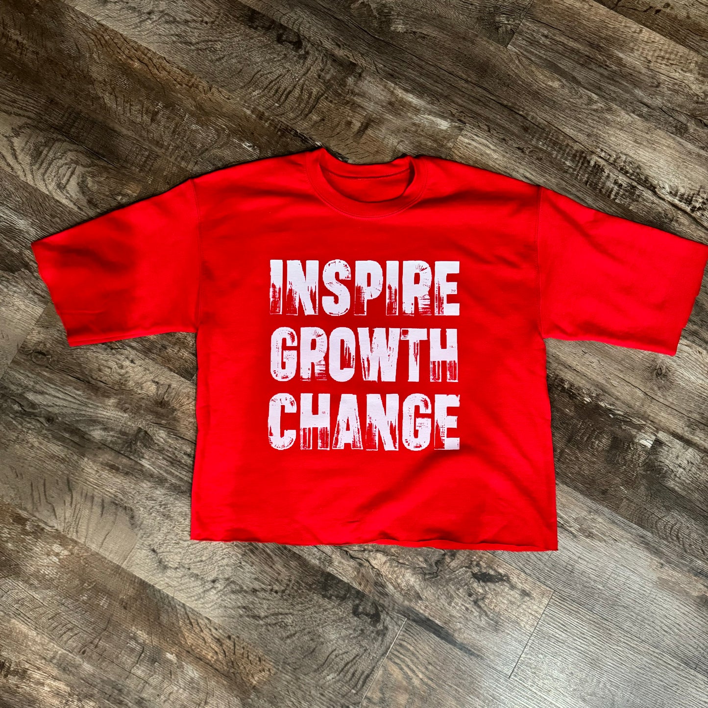 Inspire Growth Change Cropped Sweat Shirt