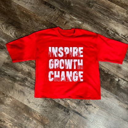 Inspire Growth Change Cropped Sweat Shirt