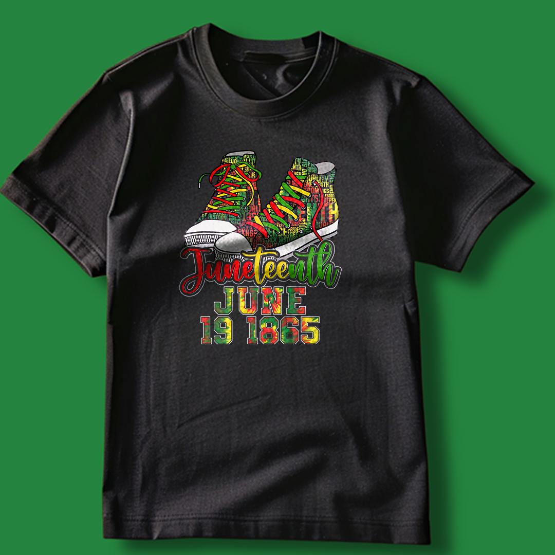 Juneteenth T-shirt - Shoe Design